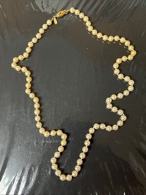 Classic Cream Pearl Strand Necklace - Timeless Women’s Jewelry